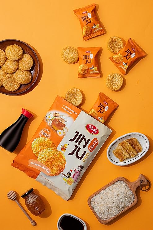 RICHY JINJU - GOLD HONEY RICE CRACKER