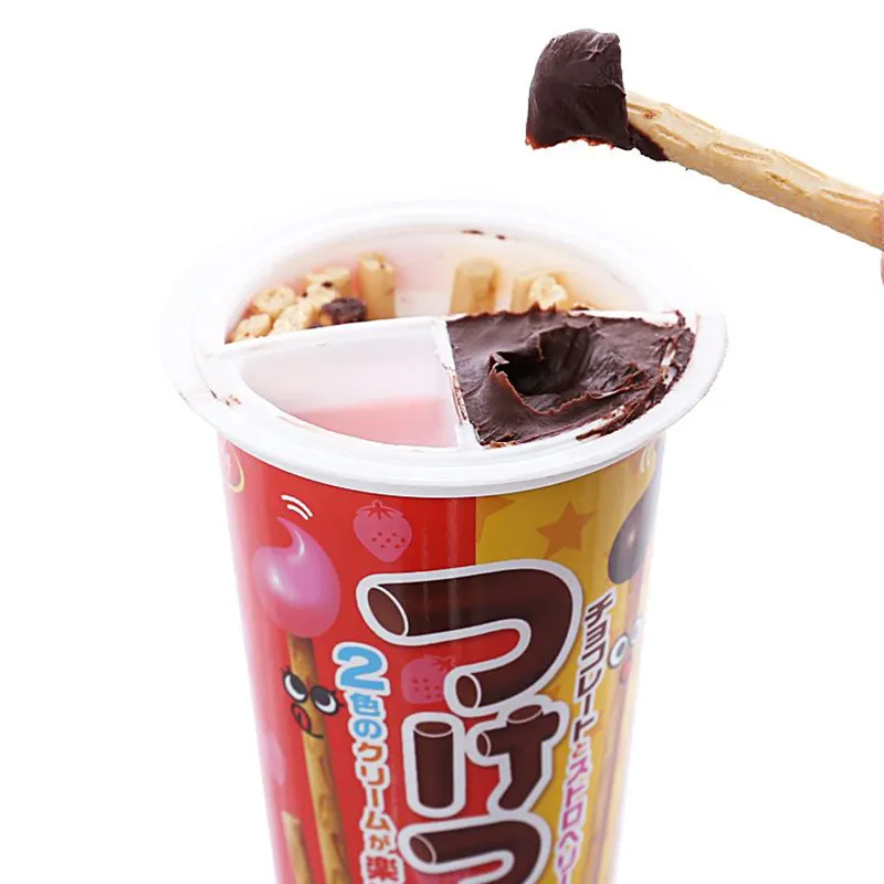 Wismo Chocolate & Strawberry Cream Biscuit Stick