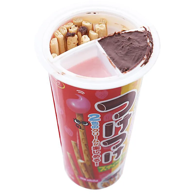 Wismo Chocolate & Strawberry Cream Biscuit Stick