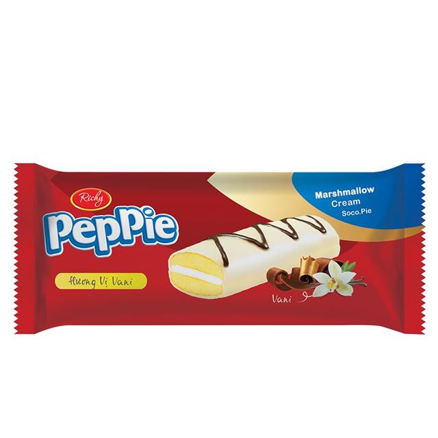 Peppie Vanilla Milk Chocolate Pie