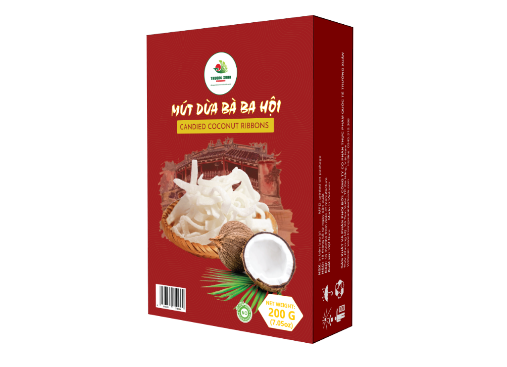 CANDIED COCONUT RIBBONS - TRUONGXUAN INTERFOODS | Foodil