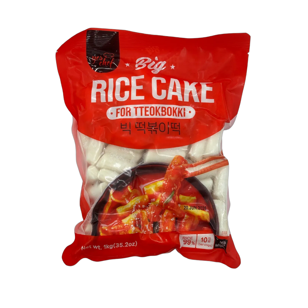 Big Rice Cake Tteokbokki 1kg - yeschef | Foodil