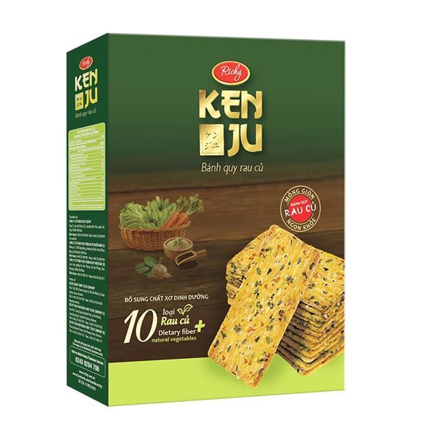 KENJU VEGETABLE THIN CRACKER - RICHY | Foodil