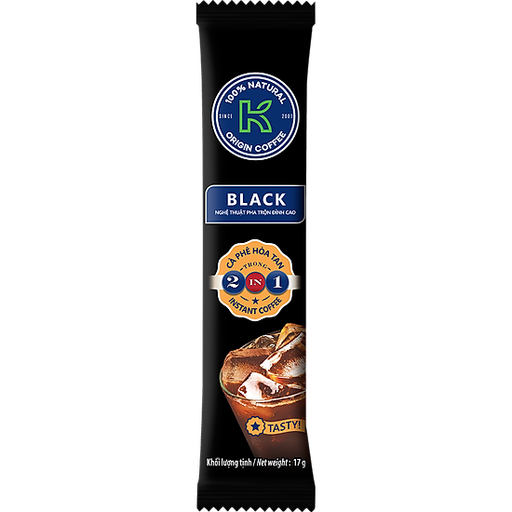 K COFFEE BLACK INSTANT 2IN1 BOX 255G (15 sticks)