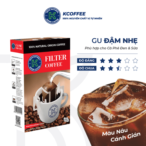 K COFFEE FILTER 105G (7 sachets)